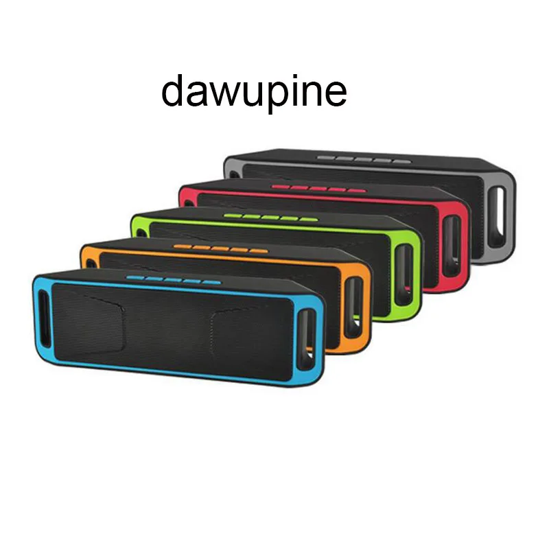 Daupine мини Blueteeth динамик MP3 WMA аудио плеер TF карта USB ридер слот FM радио литий ионный