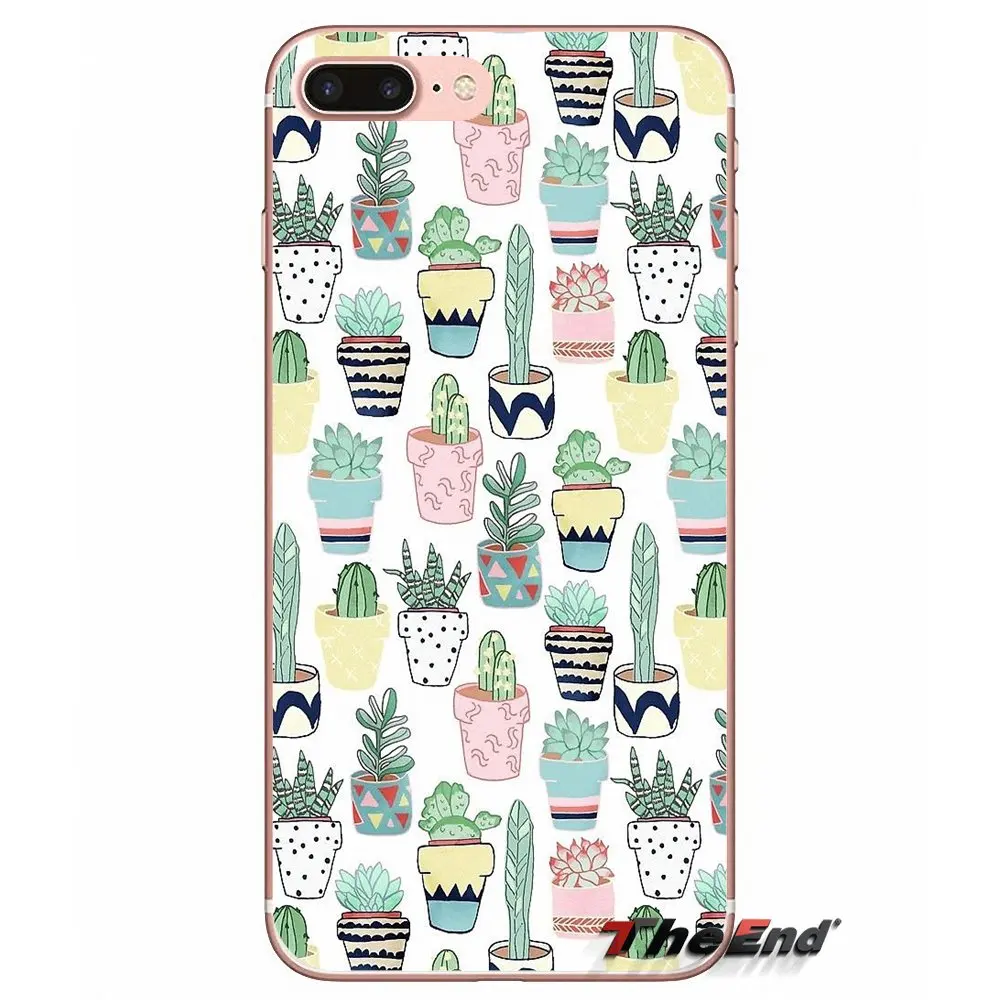 For Samsung Galaxy J1 J2 J3 J5 J7 A3 A5 A7 2015 2016 2017 J330 J530 J730 cactus plants summer Accessories Phone Shell Covers | Мобильные