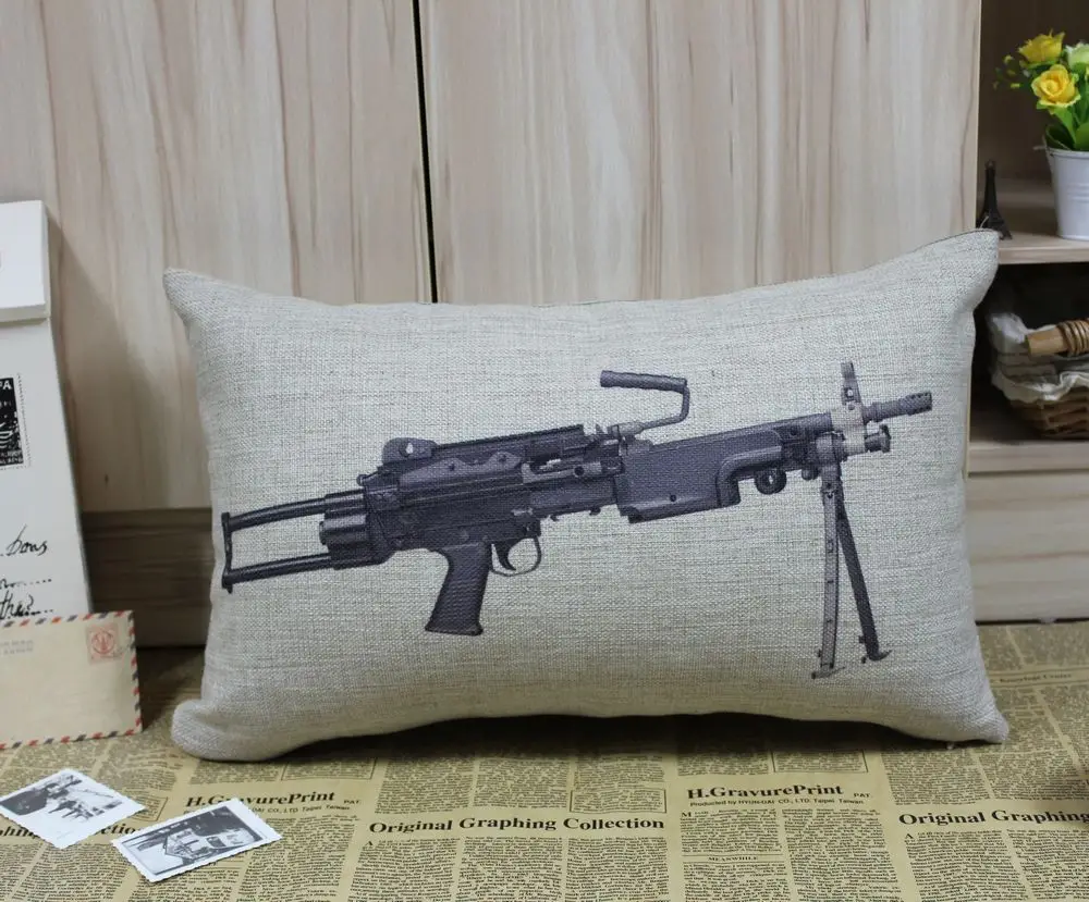 LINKWELL 1 шт. 50 см * 30 черный чехол для ружья AK47 M16 револьвер винтовок UMP45 M249 льняной
