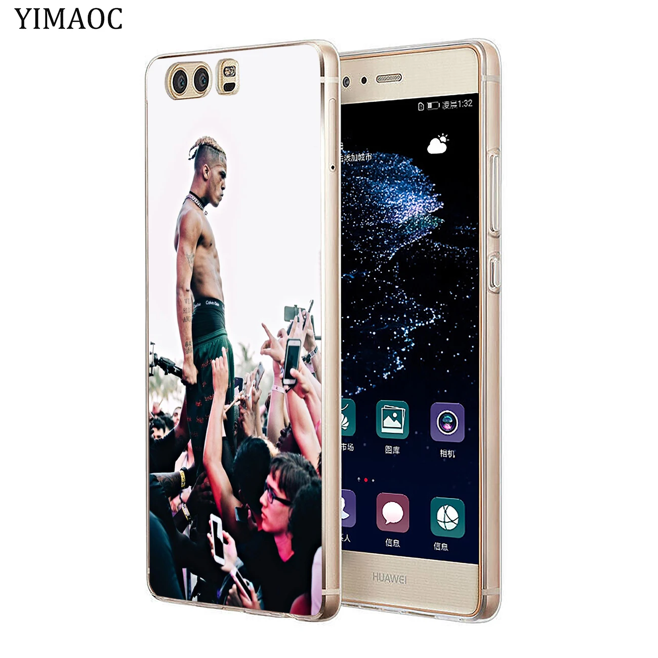Мягкий силиконовый чехол YIMAOC Rap Singer XXXTentacion MC для Huawei P30 P20 Pro P10 P9 P8 Lite 2016 2017 P smart Z 2019 |