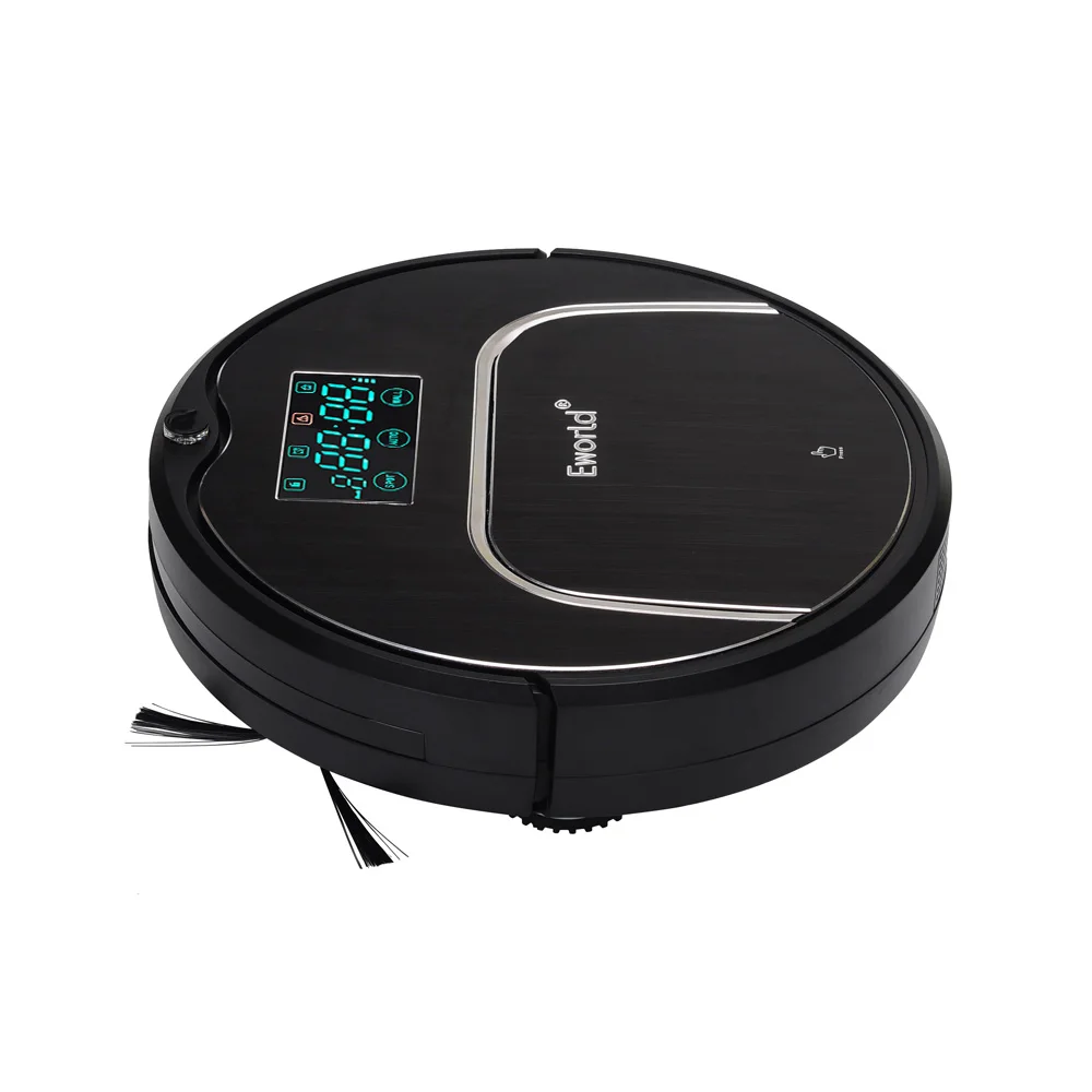 (Free to Europe) Eworld M883 Automatic Robotic Vacuum Cleaner for Home with LCD Remote Control Bigger Dust box | Бытовая техника