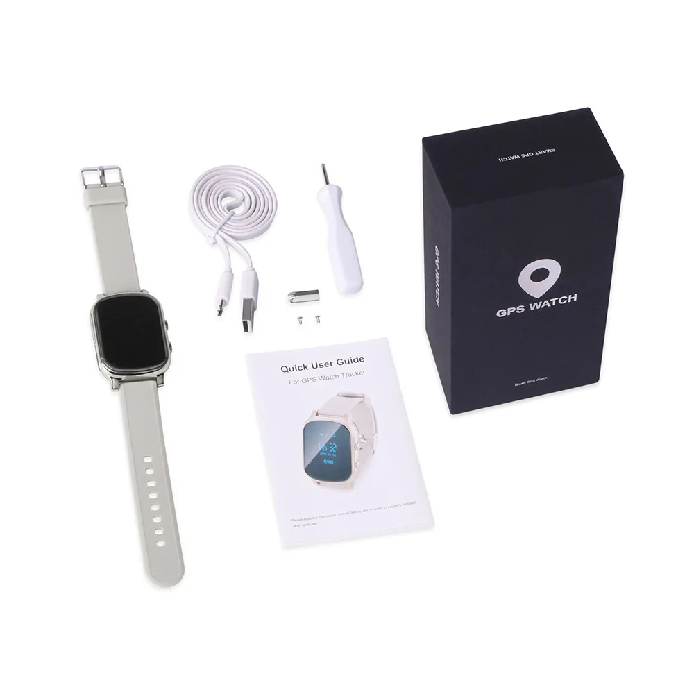 OLED Экран T58 Smart gps WI-FI трекер локатор анти-потерянный часы для детей старшего