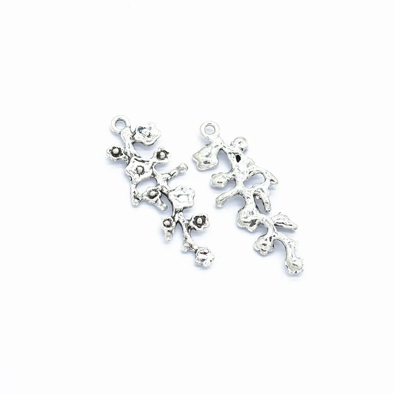 

30pcs Flower Charms DIY Jewelry Making Pendant Fit Bracelets Necklaces Earrings Handmade Crafts