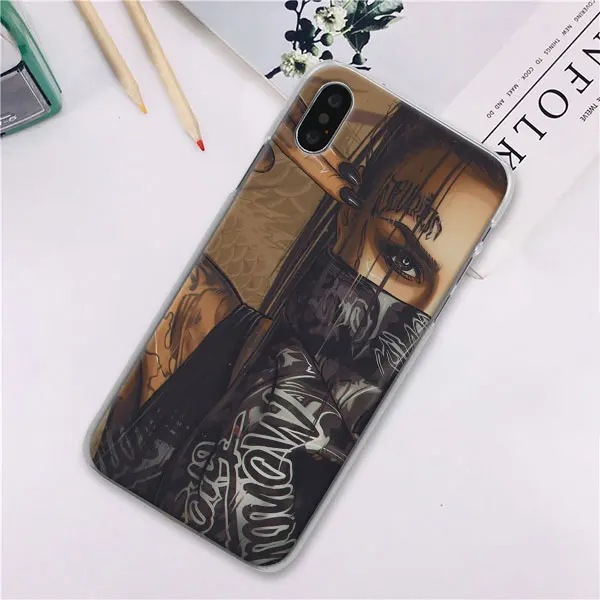 02 Сексуальный рукав тату девушка чехол для телефона s для Apple iPhone 7 8 Plus 6 6s Plus X XS XR XS MAX 5 5S чехол для телефона - Цвет: 02