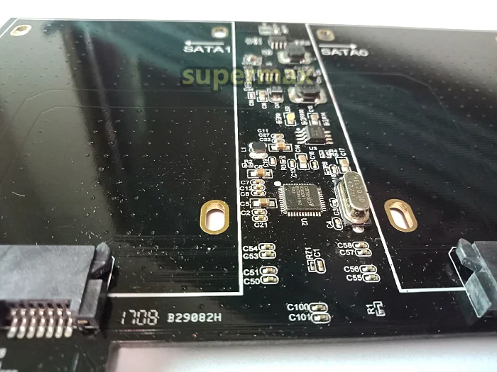 Двойной SATA III порт к PCI-E X1 SSD адаптер карты с винтами для Windows/ MACPRO/OSX 10 5-10 12/MP3.1-5.4/MACPRO