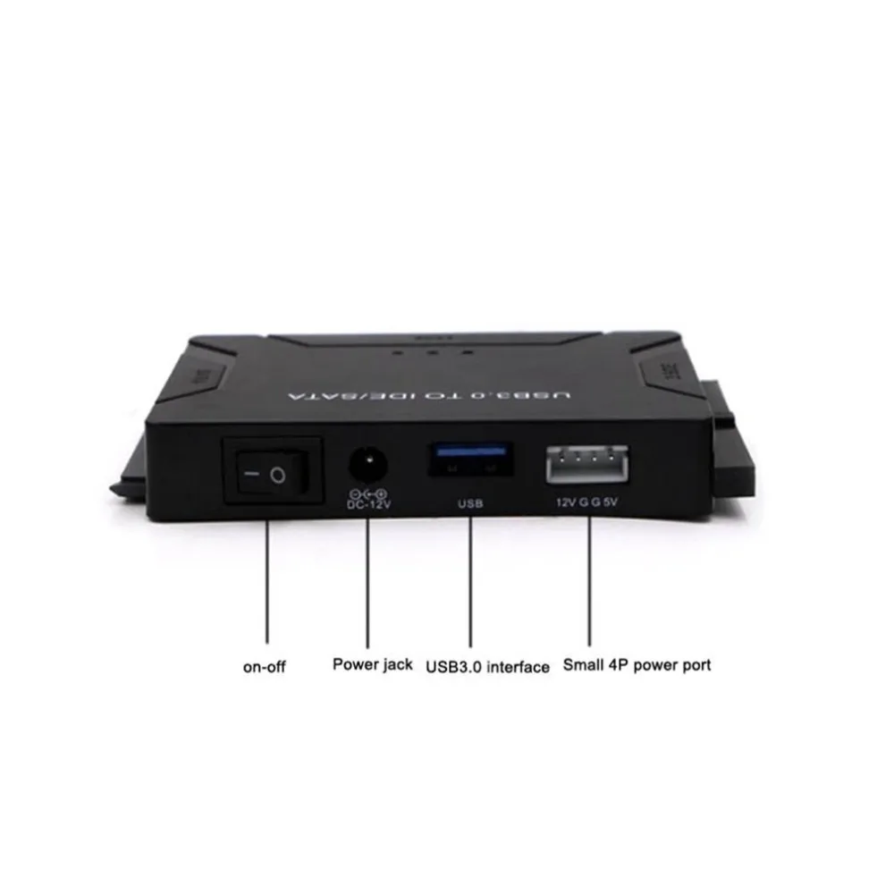 Чехол для жесткого диска универсальный адаптер конвертер USB 3,0 на SATA/IDE Внешний конвертер Plug and Play 4 ТБ емкость US Plug