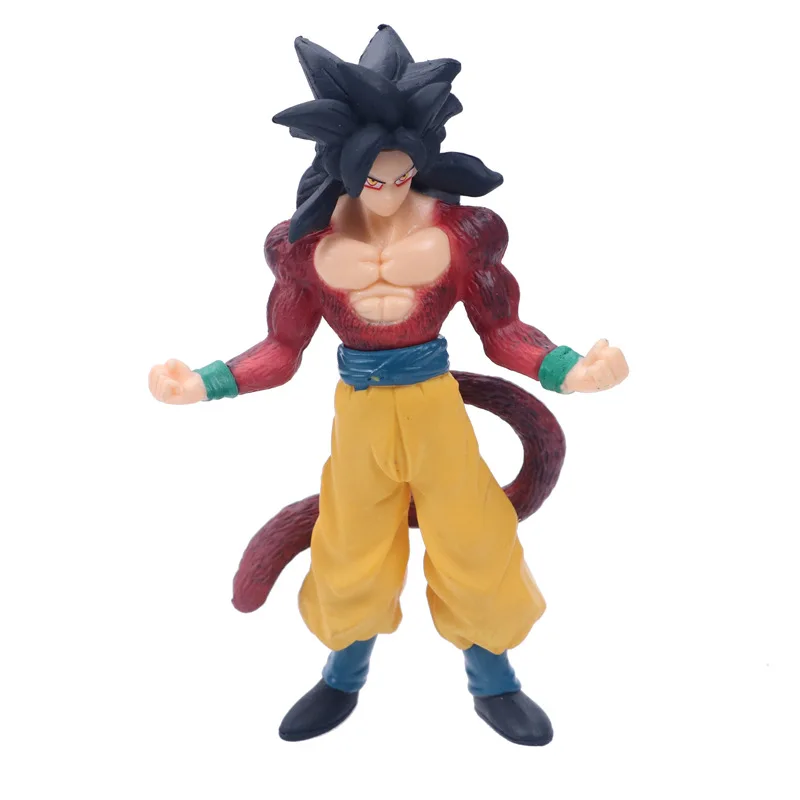 6 шт. Супер Saiyan Сон Гоку фигурка гохана Жемчуг дракона Z ПВХ Фигурки