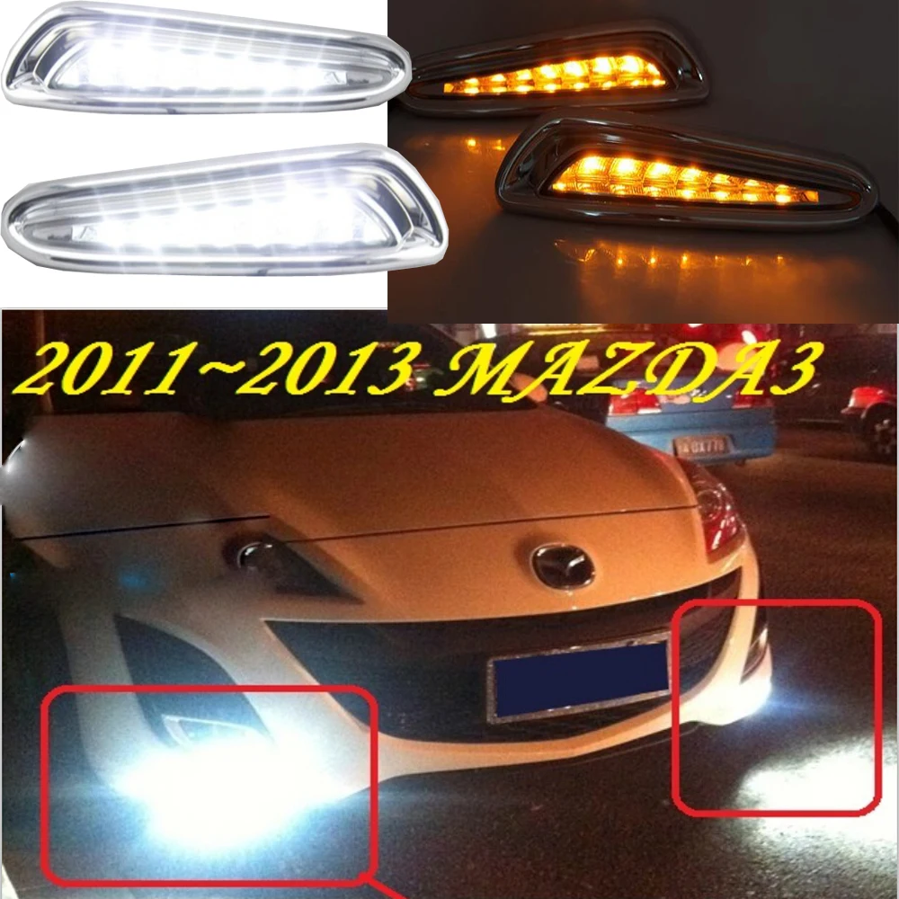 

Дневсветильник светодиодные фары DRL, для mazda3, mazda 3, противотуманные фасветильник, автомобильные аксессуары Axela, 2011 ~ 2013y