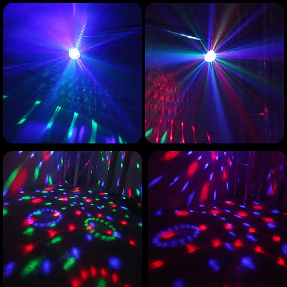 Лампа для вечеринок мини RGB LED магический шар диско сценический эффект | Лампы и
