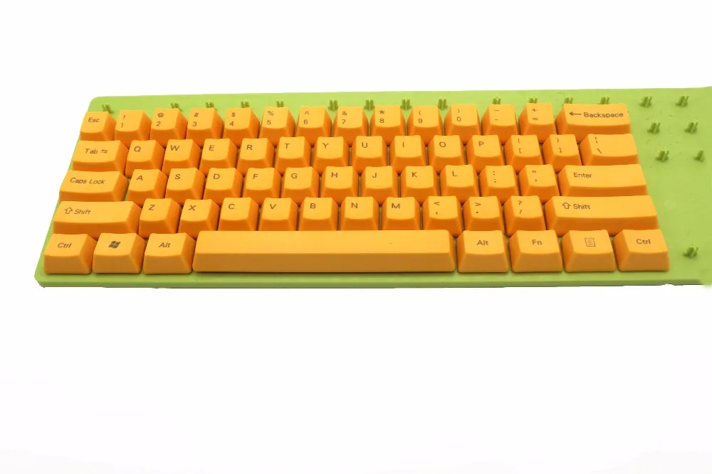 61 дюймовая Толстая клавиатура YMDK PBT с верхней печатью для переключателей MX