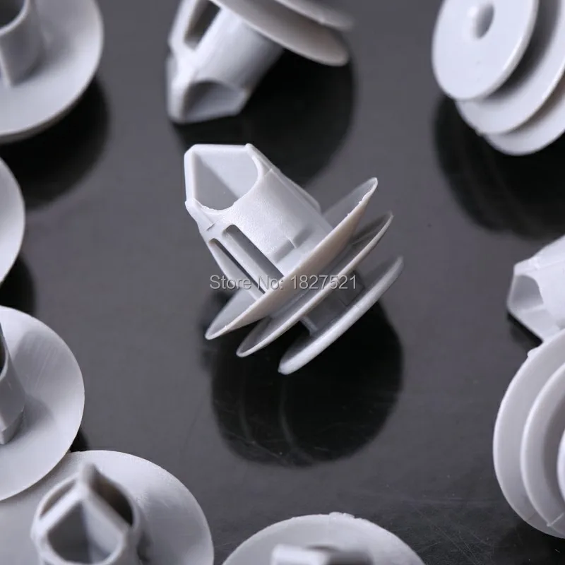 

500Pcs Gray for Honda for Acura On Universal Door Trim Panel Retainer Clip 18x12mm 91560-SLJ-J01 91560SLJJ01