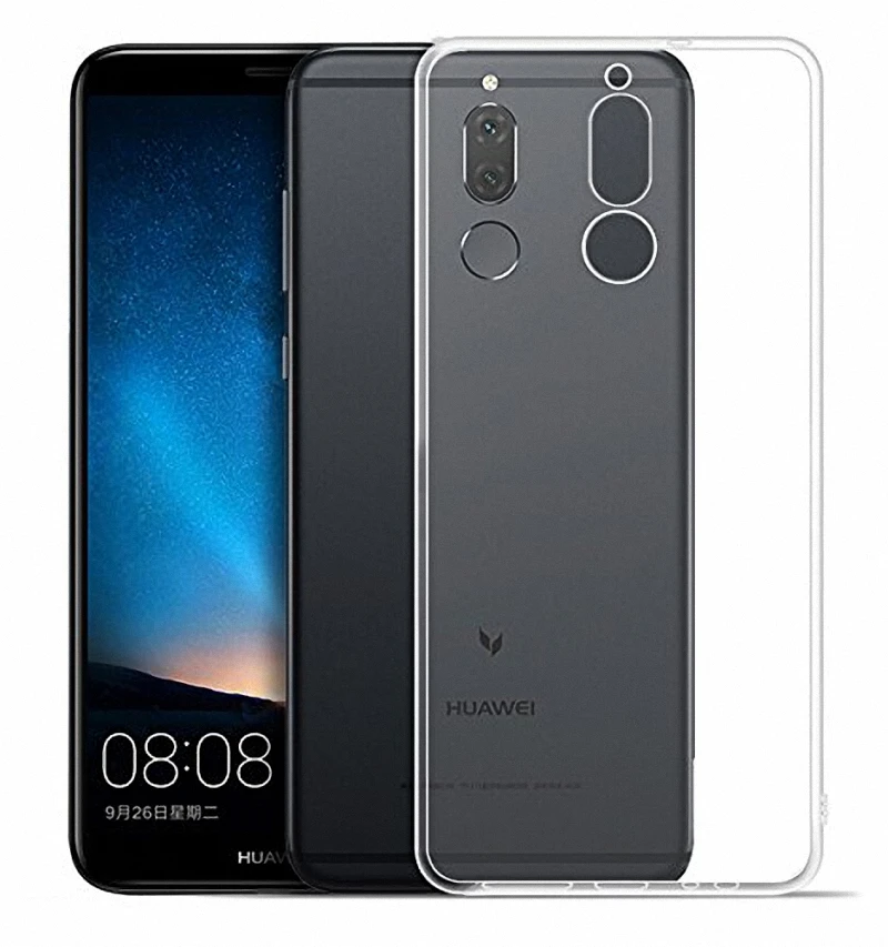 Мягкие чехлы для мобильных телефонов из ТПУ для huawei mate 10 Lite Nova 2i, прозрачная задняя крышка 360, защитный гелевый Чехол для mate 10 10 Lite Nova2i Armor