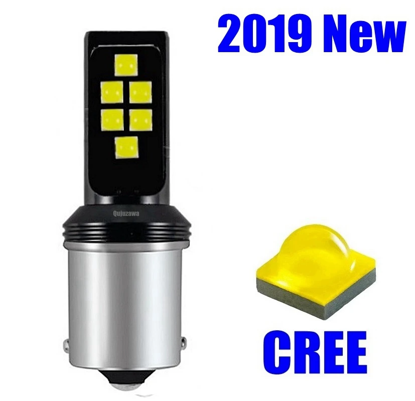 1 шт. 1156 P21W BA15S R5W R10W 12 SMD светодиодный чип CREE резервная лампа для автомобиля Задний