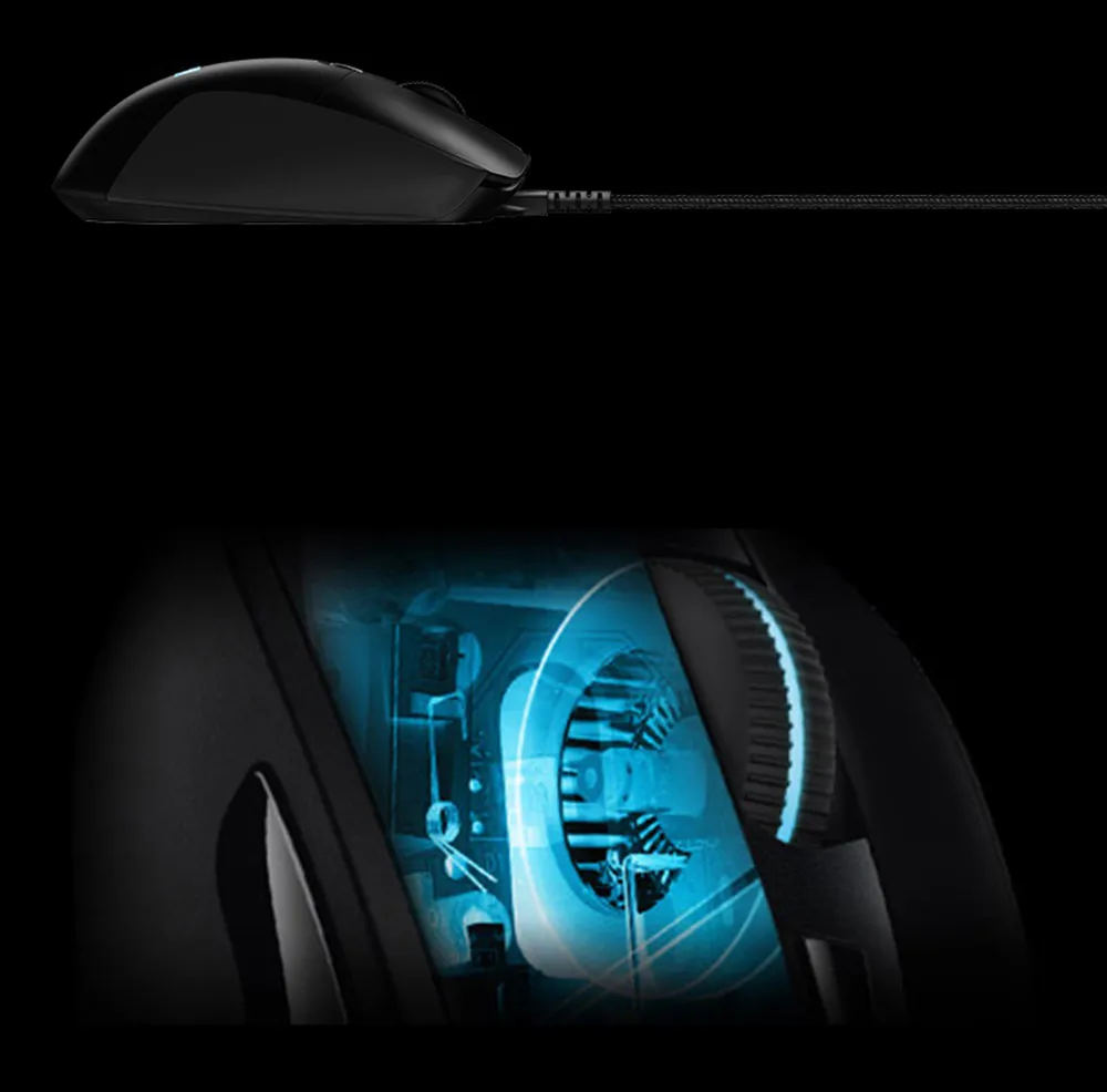 Производитель отремонтированный: Проводная/Беспроводная игровая мышь logitech G403 Prodigy 2,4 ГГц 12000 dpi RGB весовая Эргономика