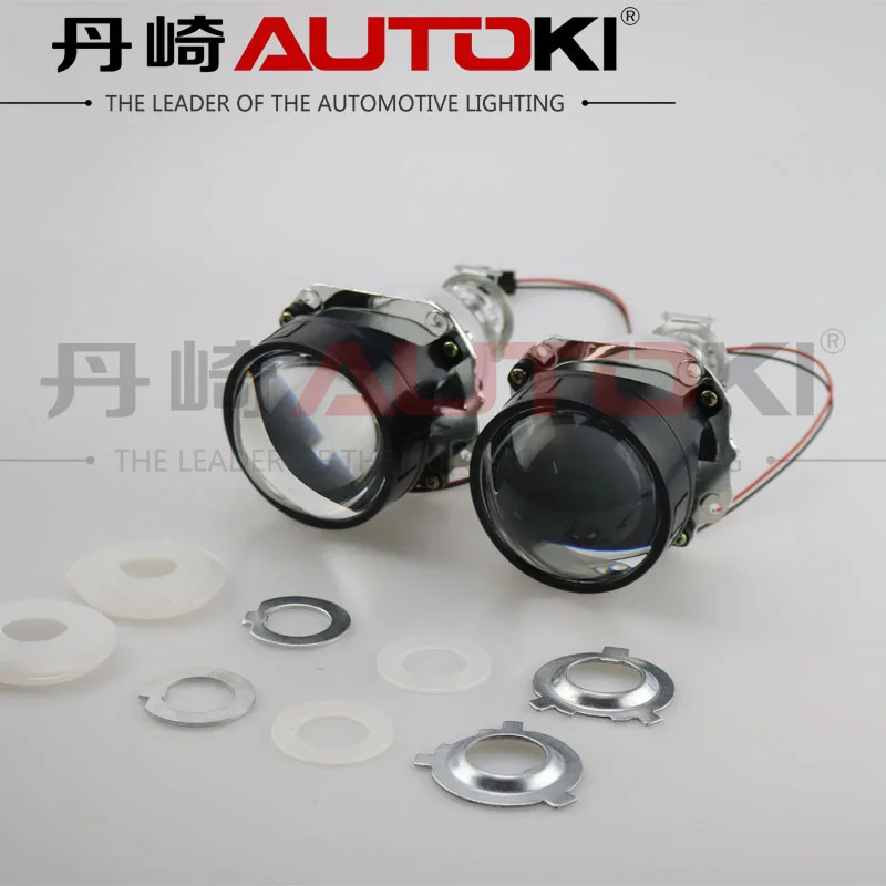 Бесплатная доставка автомобильный биксеноновый проектор Autoki 2 5 дюйма H1 Mini HID LHD RHD