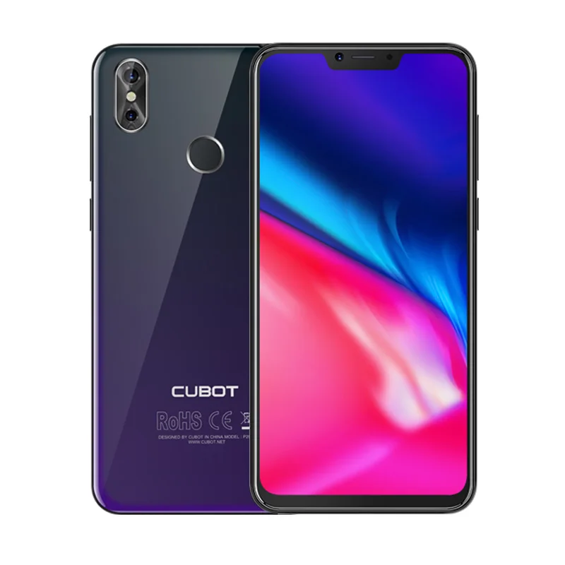 Gradient Cubot P20 задняя двойная камера 20MP 4000mAh 19:9 6,1" 2246*1080 FHD+ экран с зазубриной 4 Гб+ 64 ГБ Android 8,0 MT6750T Восьмиядерный 4G LTE - Цвет: Gradient