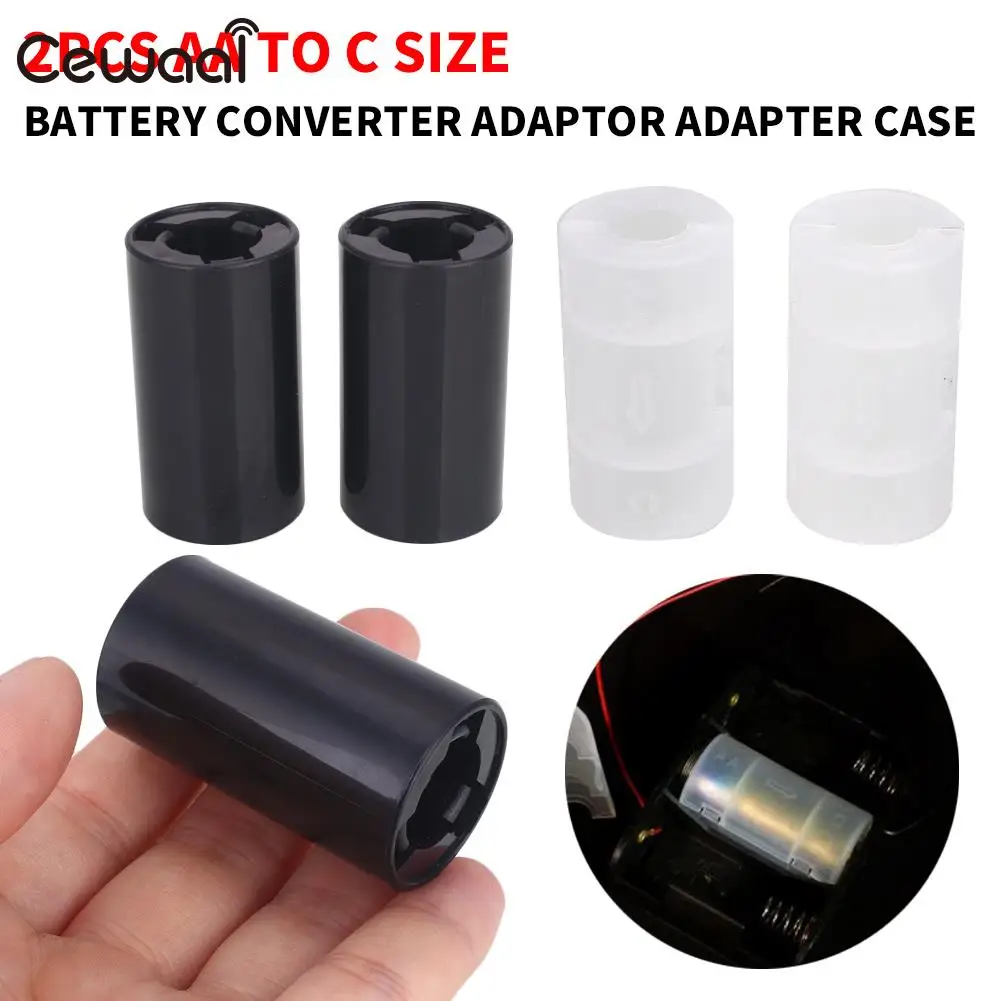 2 шт. адаптер батареи конвертер путешествия бытовой легкий мини|Перезаряжаемые