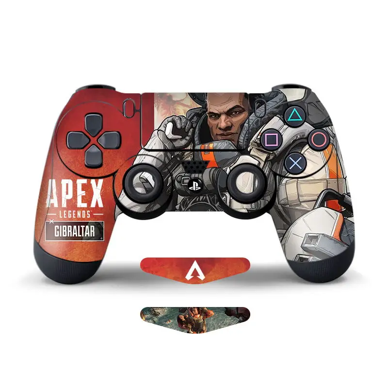 C Данные лягушки наклейки на геймпады для ApexLegends джойстик скины для sony Playstation 4 контроллер для PS4 Slim Pro наклейки аксессуары - Цвет: C