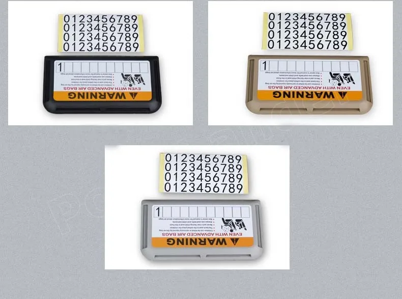 Распродажа Лучшая цена 3 цвета на выбор ABS Солнцезащитная плата клипса для карт