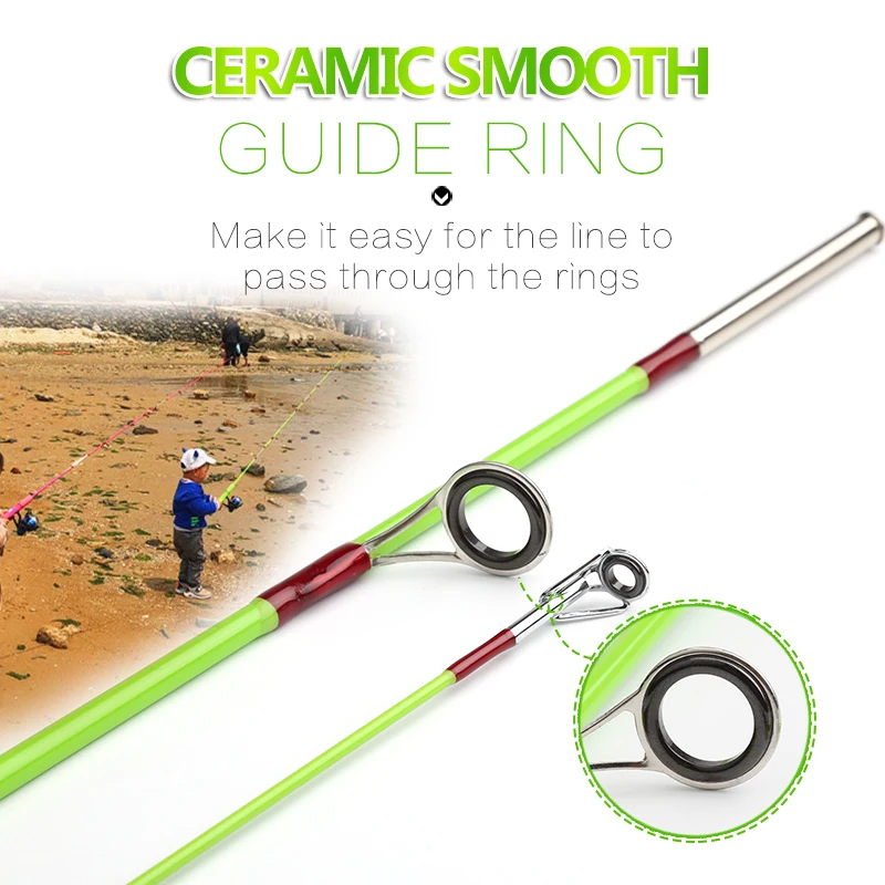 Детские спиннинговые удочки DONQL Удочка из стекловолокна телескопическая удочка