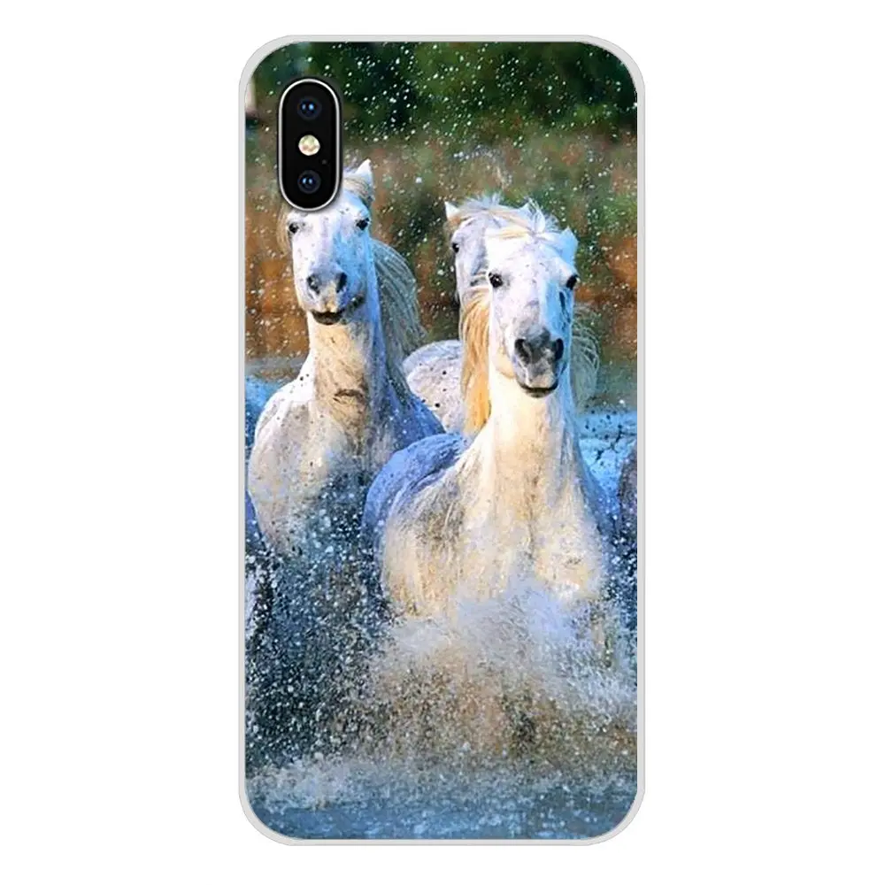 Для Apple iPhone X XR XS MAX 4 4S 5 5S 5C SE 6 6S 7 8 Plus ipod touch художественный плакат с лошадью