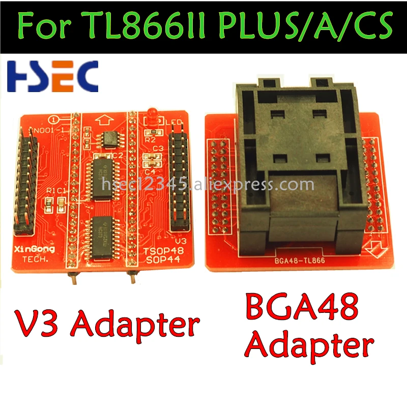 XRIICHA BGA48 гнездо адаптера для XGecu TL866II Plus Minipro TL866CS TL866A USB Универсальный программист