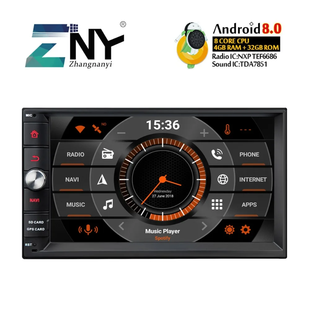 7 &quotHD Android 8 0 автомобильный стерео Core Процессор для старых Nissan hyundai серии