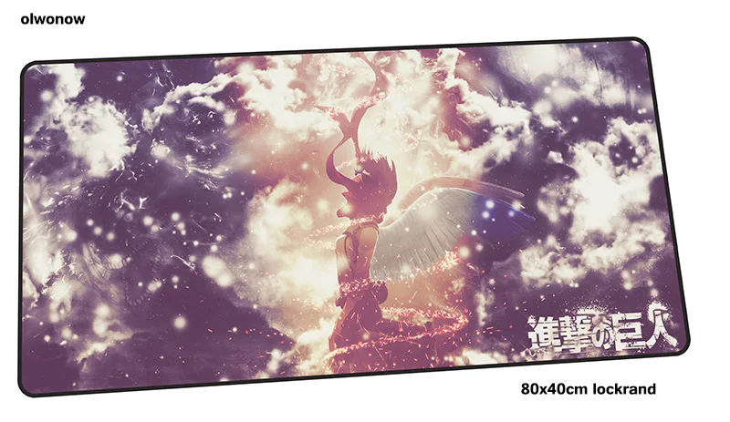 Size 800x400x2mm Атака на Титанов геймерский коврик для мыши большой 800x400x2 мм игровой коврик для мыши подарок на Хэллоуин ноутбук аксессуары для ПК padmouse эргономичный коврик - Цвет: Size 800x400x2mm