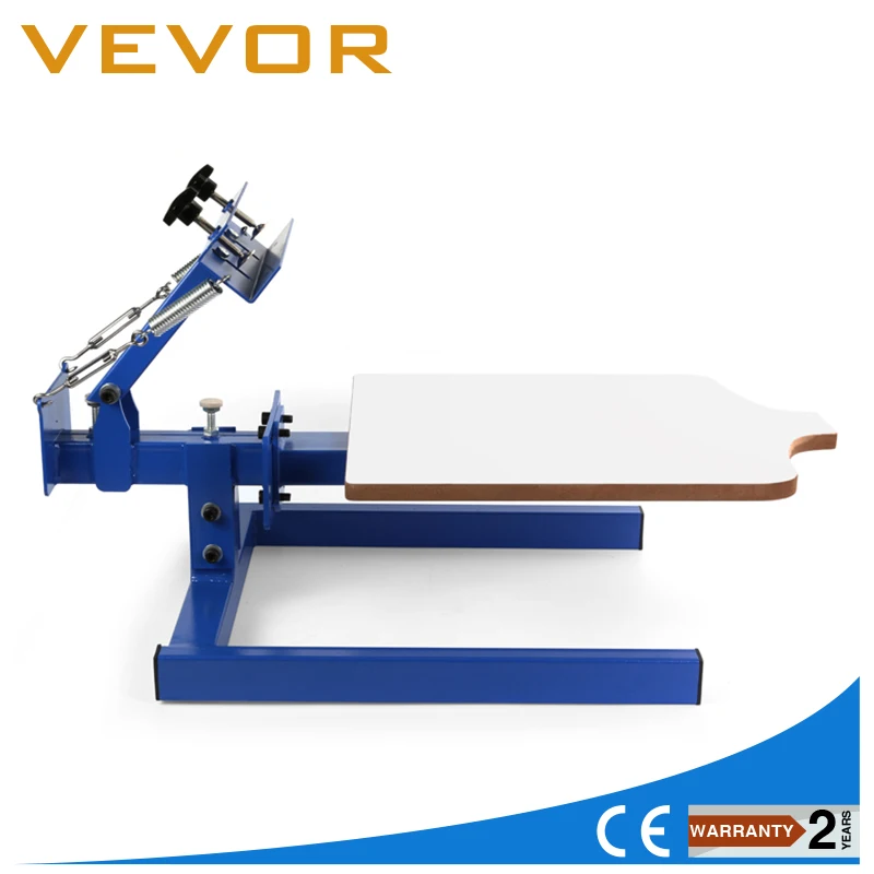 Screen Printing Machine 1 Color Silk Station Press Double Spring T-shirt DIY ( | Инструменты