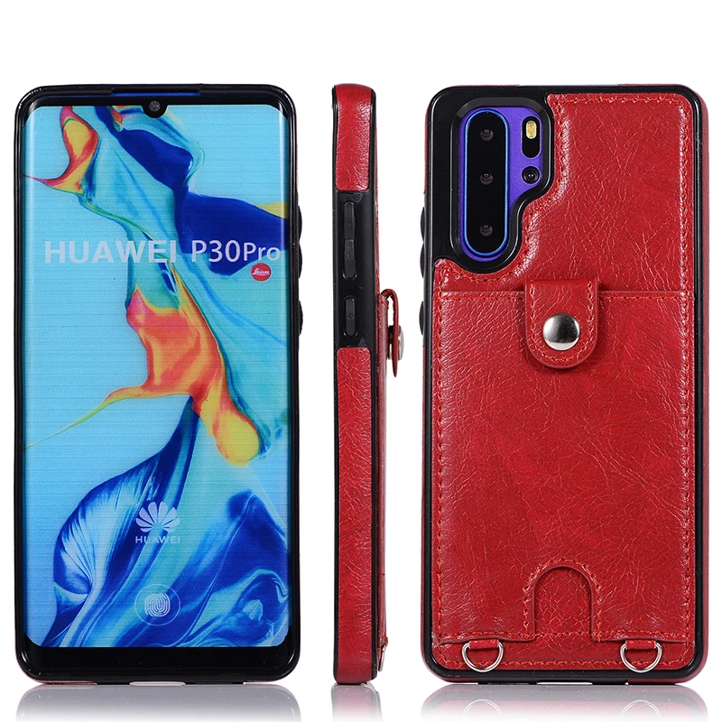 Huawei P30 Pro чехол кожаный бумажник чехол для карты для huawei P30 Lite mate 20 чехол сумка на плечо чехол для телефона для huawei mate 20 Lite