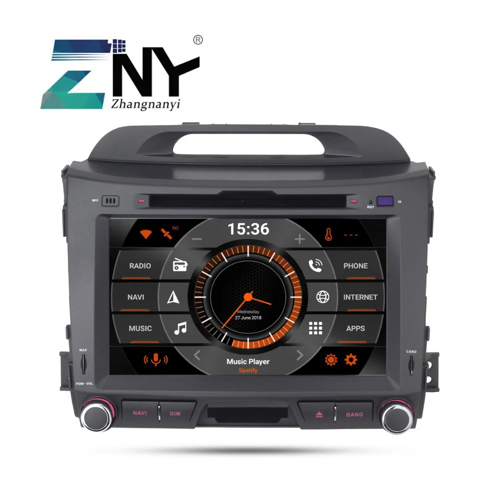 8 &quotips Android 9 0 автомобильный DVD для Kia Sportage 2009 2010 2011 2012 2013 2014 2015 авто радио GPS WIFI FM