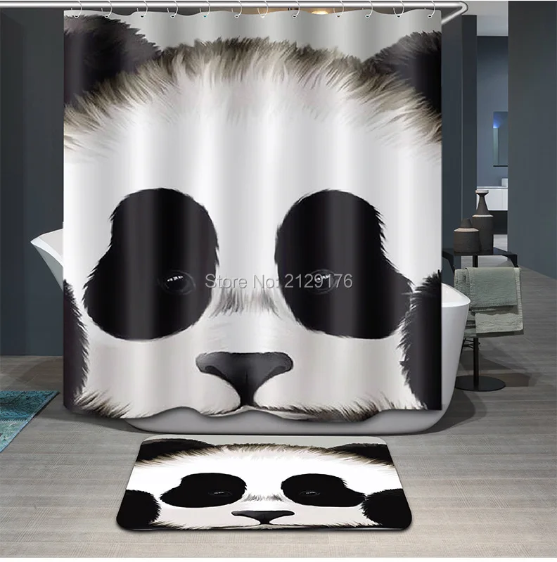 Весенняя занавеска для душа с изображением водопада радужная декора деревьев