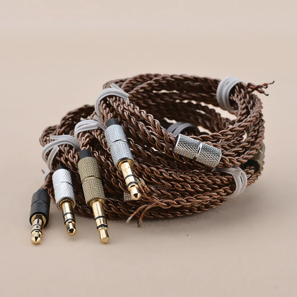 Новый 18-жильный однокристальный медный серебристый сменный провод FENGRU 6N для