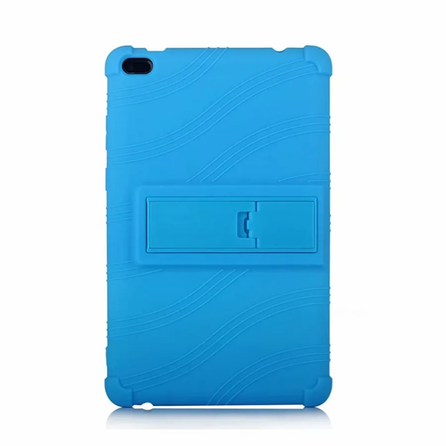 blue Чехол-подставка для планшета lenovo Tab E8, силиконовая задняя крышка из ТПУ Для lenovo Tab E8 TB-8304F/L, 8,0 дюймов, чехол для планшета+ пленка+ ручка - Цвет: blue