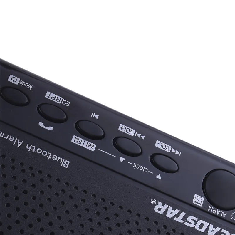 Портативный беспроводной Bluetooth колонки СВЕТОДИОДНЫЙ сабвуфер будильник аудио FM радио TF MP3 WMA APE USB порт телефонные звонки Hands-free