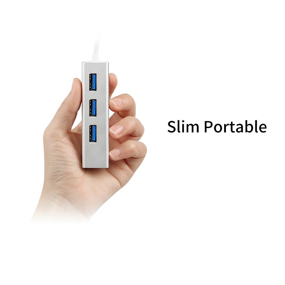 Snowkids USB 3 0 концентратор разветвитель адаптер аллюминовая оболочка Высокая