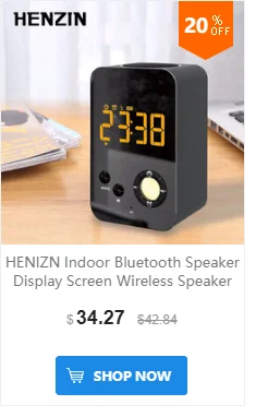 HENZIN 20 W Беспроводная Bluetooth Колонка супер колонка для басов HIFI стерео с флеш-картой памяти TF AUX громкой связи 4000 mAh банк питания для iPhone