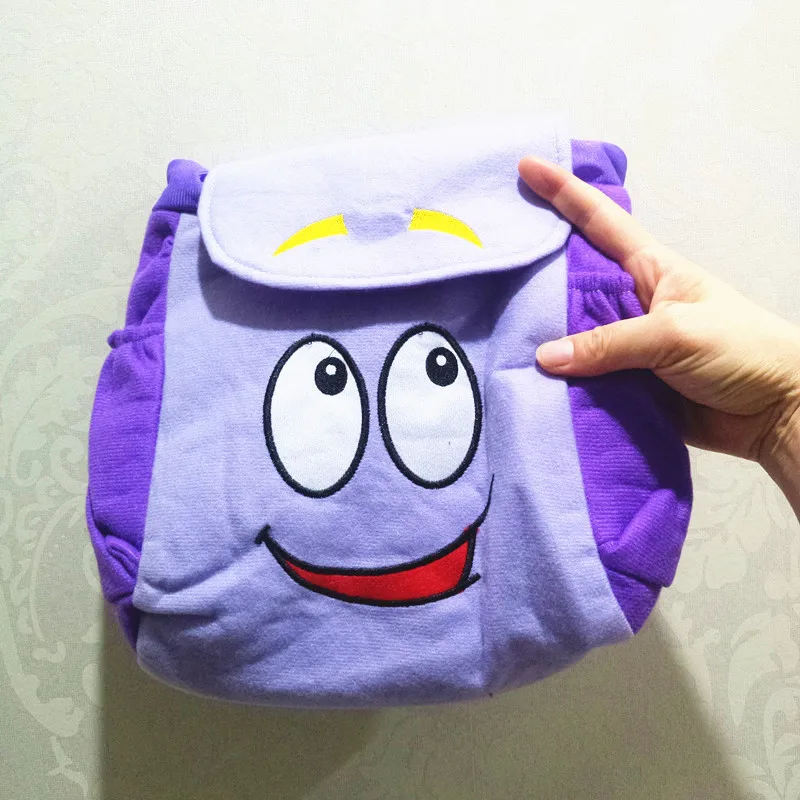 Рюкзак alnow Dora Explorer, спасательная сумка, карта, игрушки для детского сада, фиолетовый рюкзак, мягкий светильник, школьная сумка для девочек, подарки