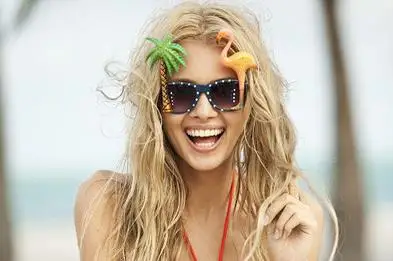 Гавайский Фламинго попугай солнцезащитные очки неоновые тропические пляжные