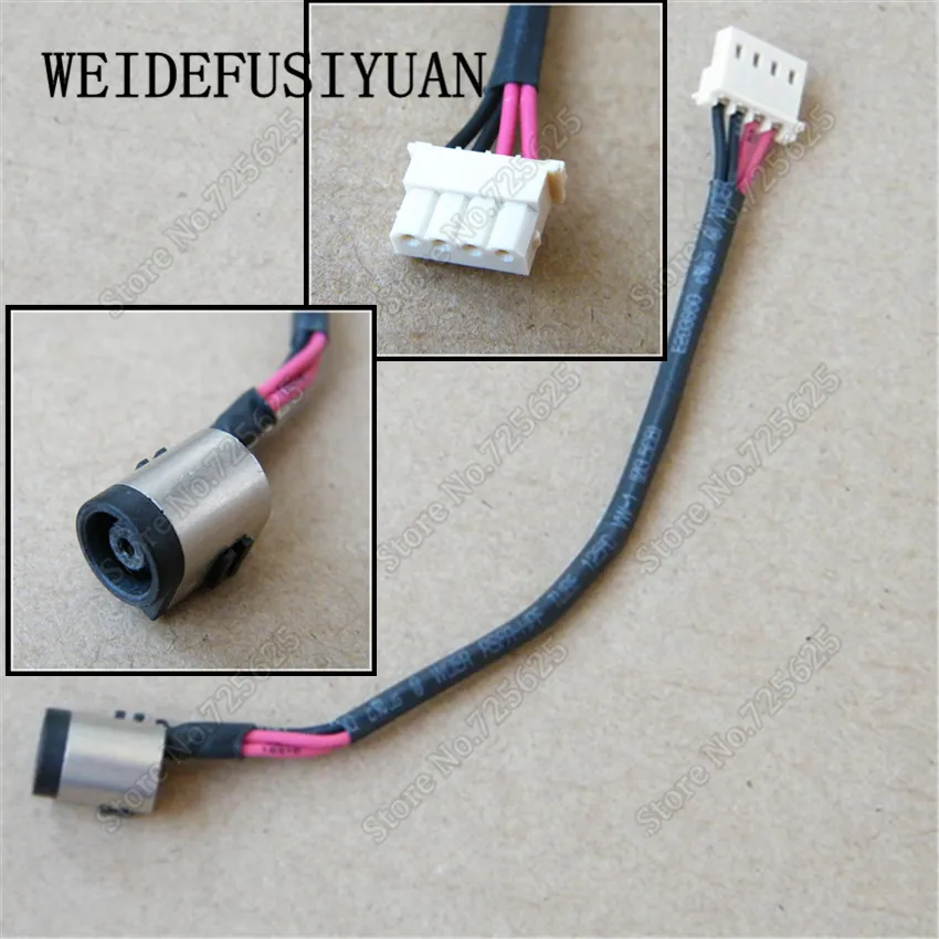 Новый зарядный разъем постоянного тока для Sony Vaio Flip 14 15 SVF14 SVF15 SVF152C29M SVF14N100C DC in Cable