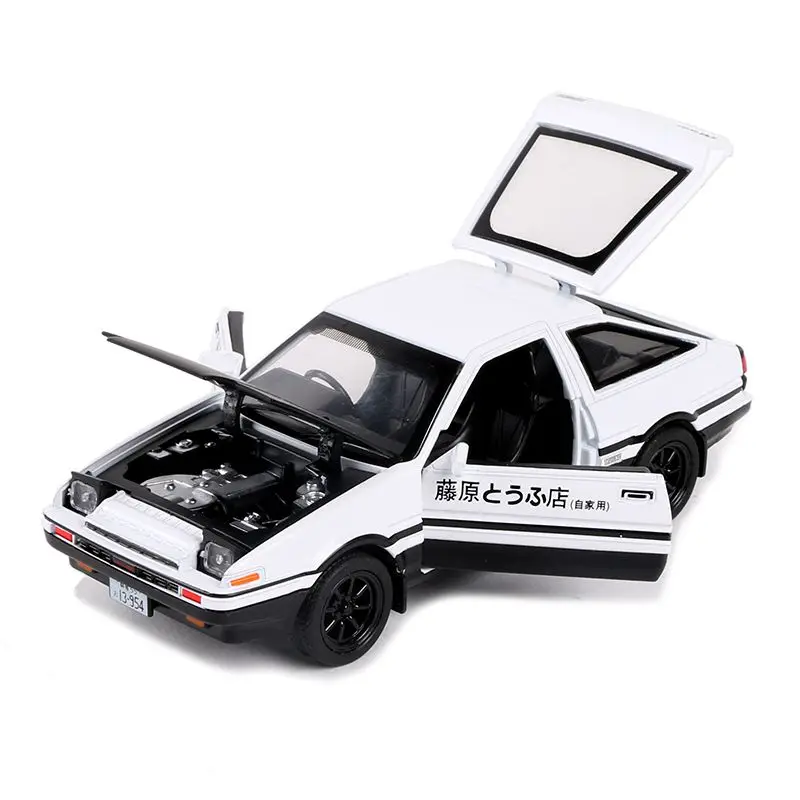 1:28 игрушечная машинка, начальная D AE86, металлическая игрушка, литая машинка, литые под давлением и игрушечные транспортные средства, модель автомобиля, миниатюрная модель автомобиля, игрушки для детей
