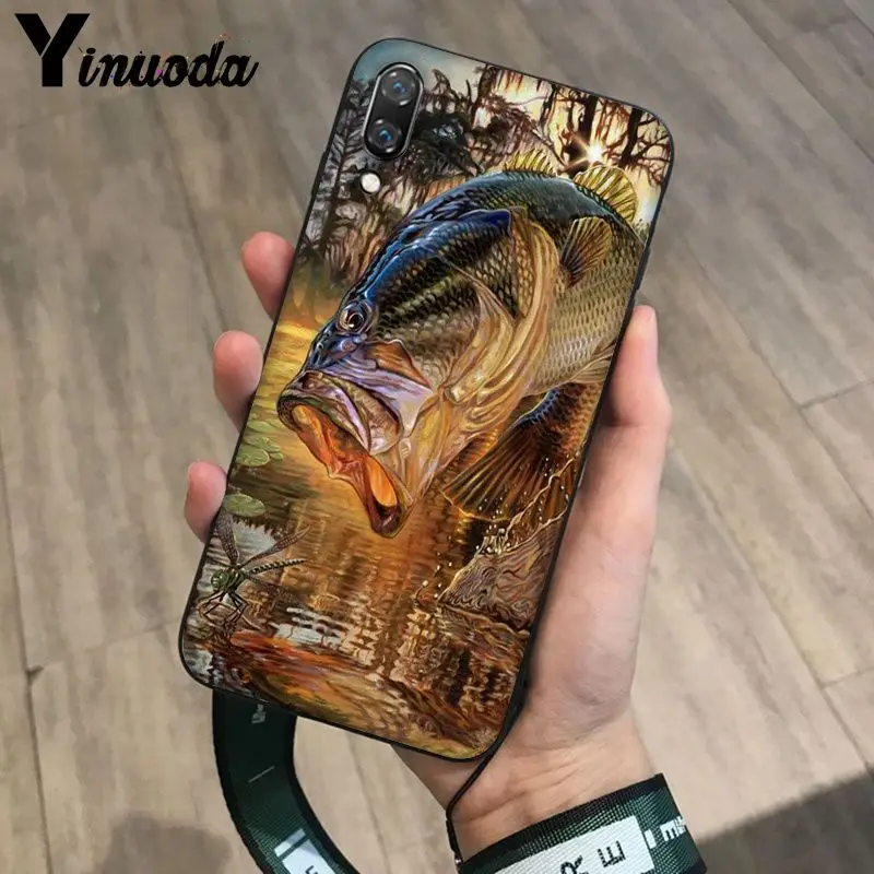 Чехол для телефона Yinuoda bass fishing painting роскошный уникальный дизайн чехлы мобильных