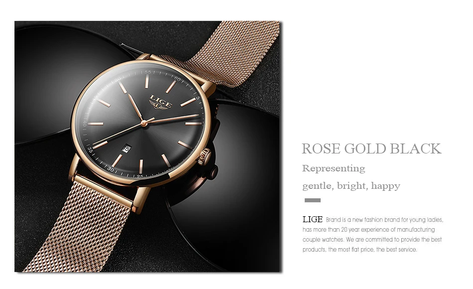 Relojes Hombre Мода г. Повседневное часы для женщин для мужчин's LIGE женщин Классические кварцевые нержавеющая сталь водонепроница
