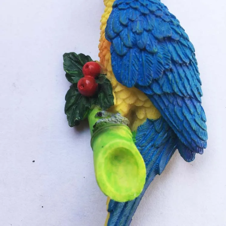 Стикер для холодильника Macaw бразильский пейзаж магниты на холодильник украшение