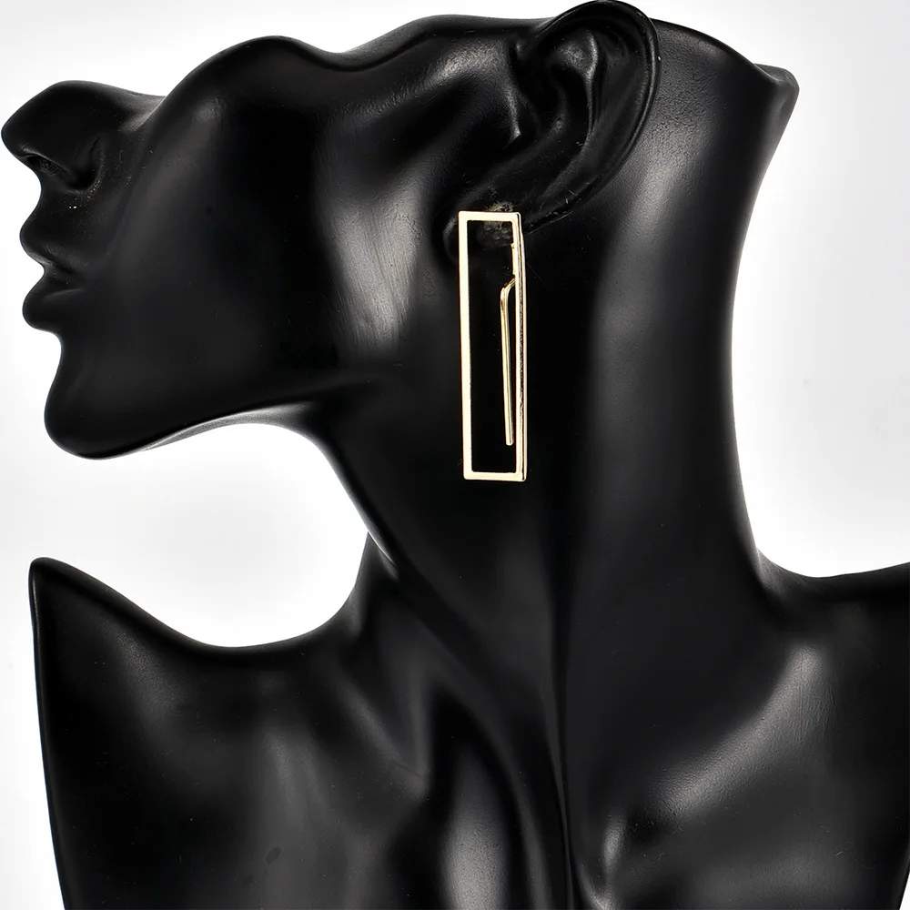 Модные ювелирные изделия 2019 новый тренд прямоугольные геометрические