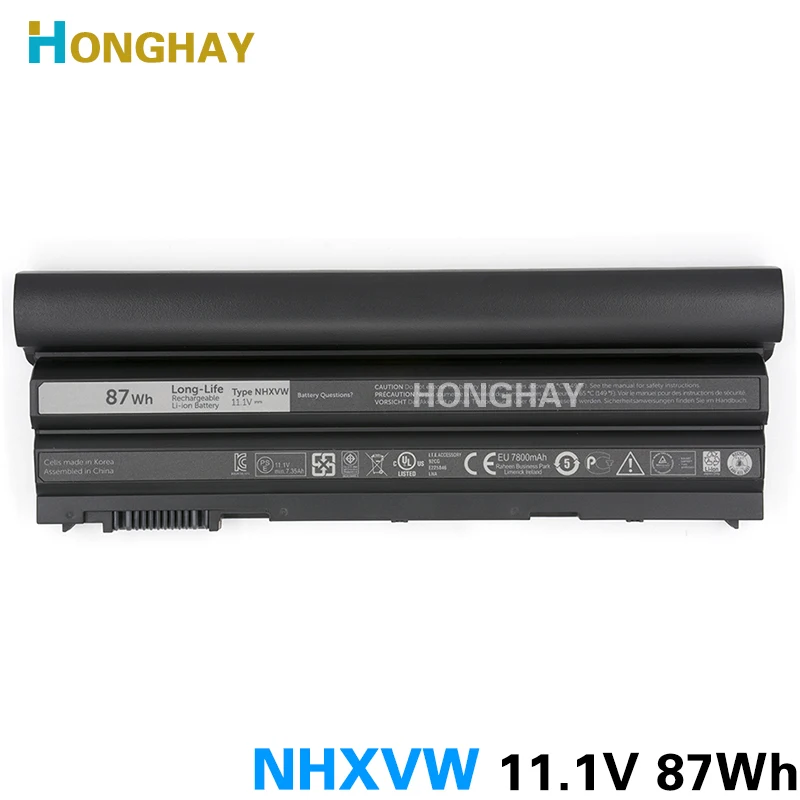 Honghay NHXVW Оригинальный Новый аккумулятор для ноутбука DELL Latitude E6420 E6520 E5420 E5520 E6430 71R31