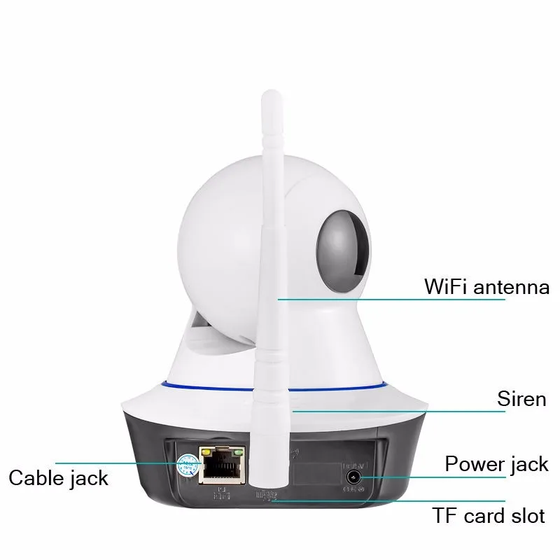 Камера onvif CCTV HD 720 P Беспроводная ip-камера наблюдения wifi камера инфракрасного ИК-видео ночного видения