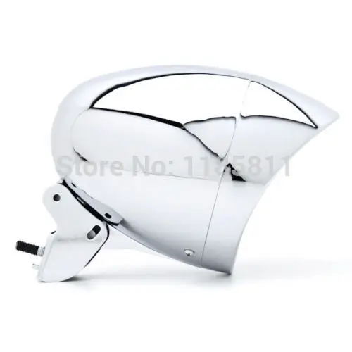 Мотоциклетные хромированные фары 12 В ближнего и дальнего света прозрачные линзы