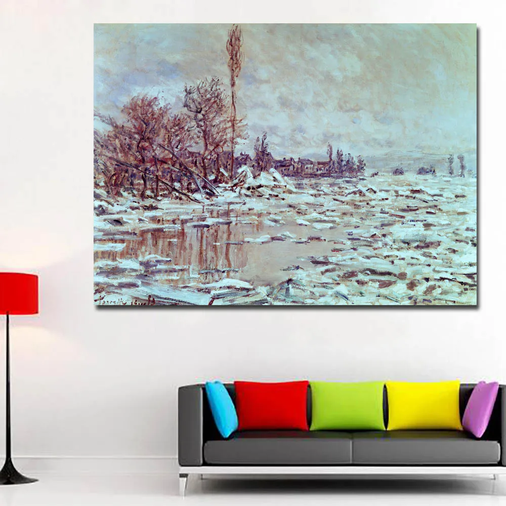 Самоотверженное впечатление Sunrise Monet Знаменитые Картины репродукции HD Печать Monet Плакаты для гостиной настенные Monet декоративные