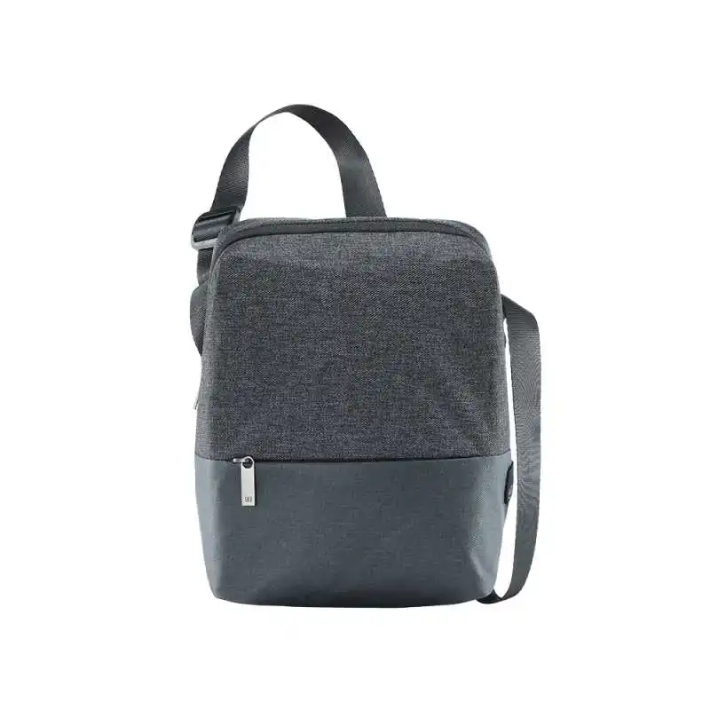 Crossbody dark gray Xiaomi Mijia 90fun City простая сумка-мессенджер Мужская wo большой емкости Легкий Повседневный водонепроницаемый рюкзак для ноутбука - Цвет: Crossbody dark gray